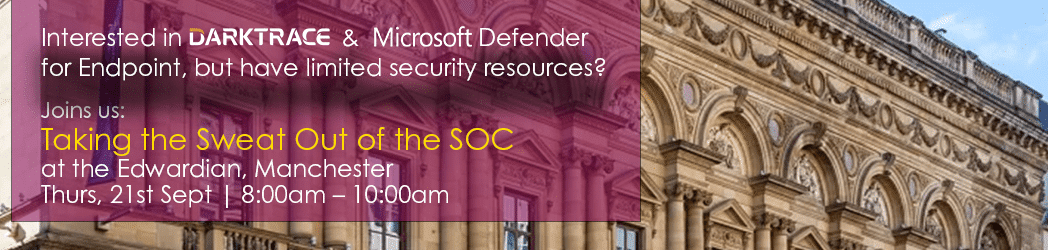 Taking the Sweat out of the SOC Breakfast Roundtable Manchester 21st SEpt