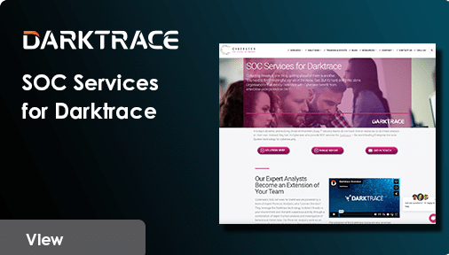 View SOC Services for Darktrace