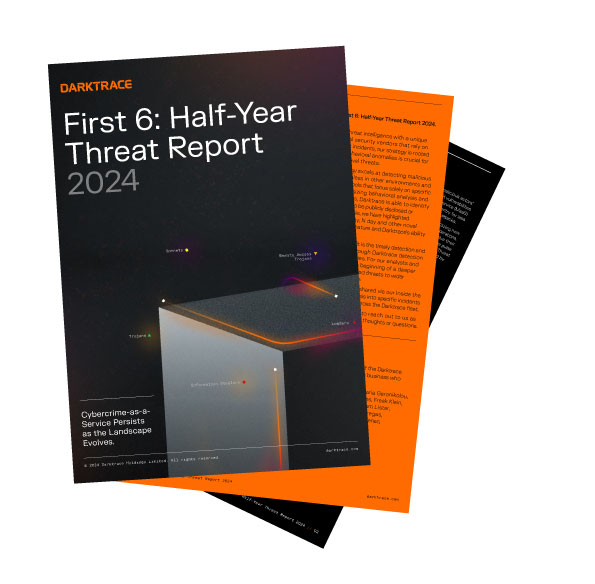 Cyberseer Darktrace First 6 Half Year 2024 Threat Report