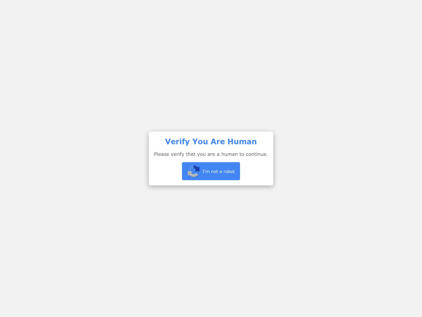 Figure 1 - Hit Enter to verify they were human