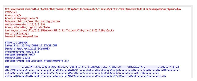 The phase of a website malware attack where the actual browser exploit to be used is downloaded