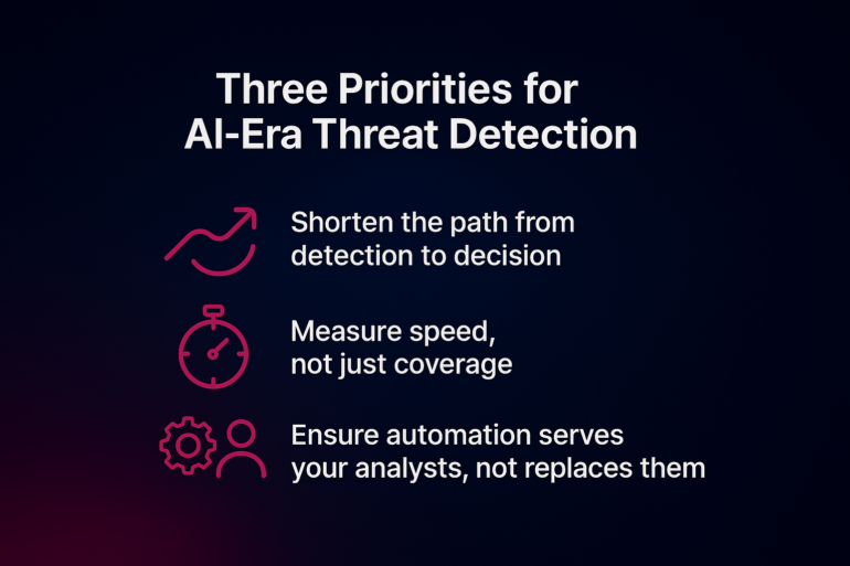 Three Priorities of AI Era Threat Detection